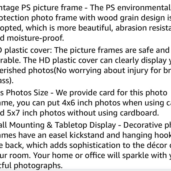 Rustic Multicolor Picture Frame Set 5x7 - Picture 6 of 6